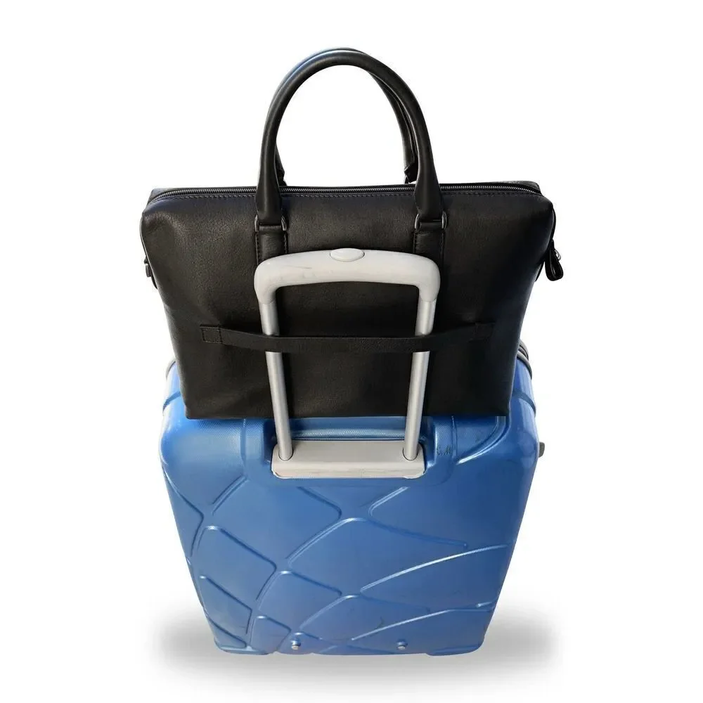 Adamonde Leather Bag briefcase Laptop Messenger Bag for Men and Women